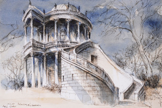 Belvedere im Park Sanssouci, Aquarell, 2007